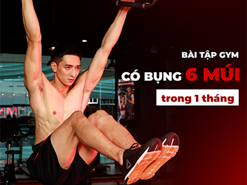 Các bài tập gym giảm mỡ bụng nam hiệu quả nhất không nên bỏ qua