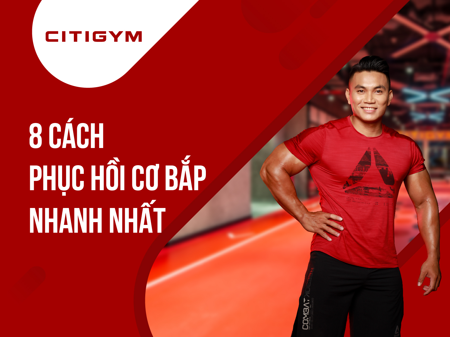 8 cách phục hồi cơ bắp nhanh nhất khi tập gym cho người mới