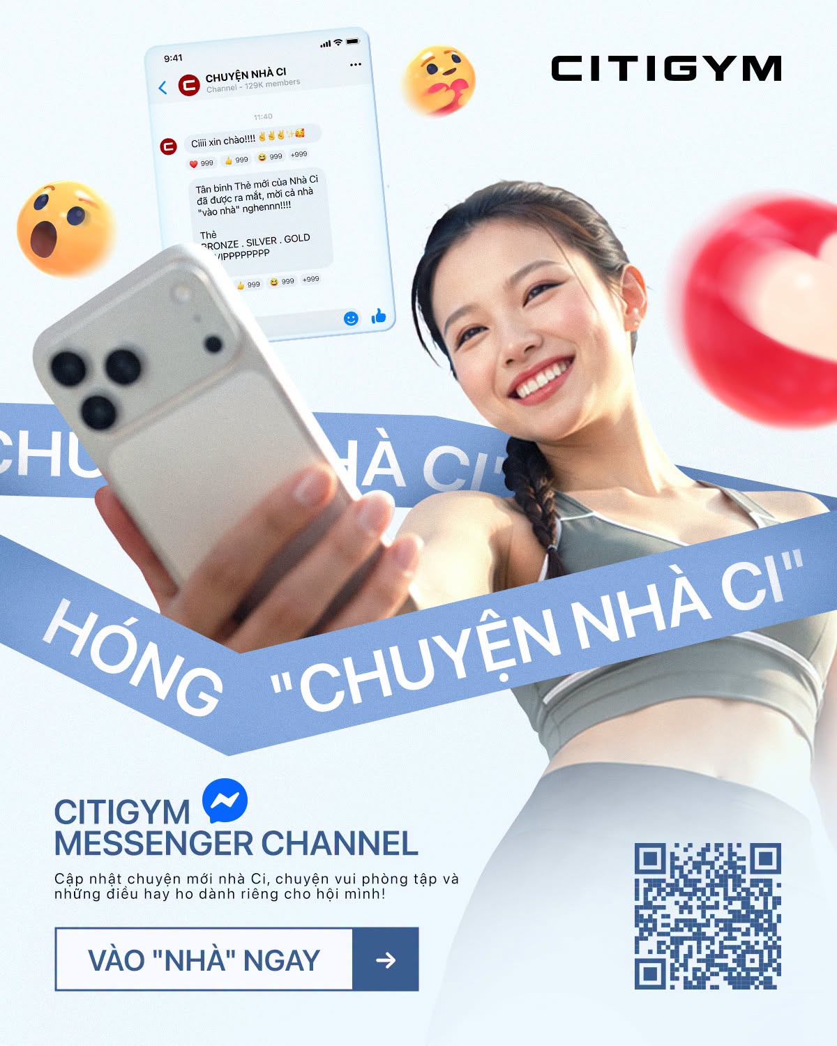CHUYỆN NHÀ CI CHÍNH THỨC LÊN SÓNG, ĐƯA CITIGYM ĐẾN GẦN BẠN HƠN