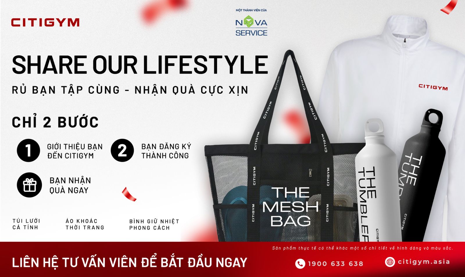 SHARE OUR LIFESTYLE RỦ BẠN TẬP CÙNG - NHẬN QUÀ CỰC XỊN