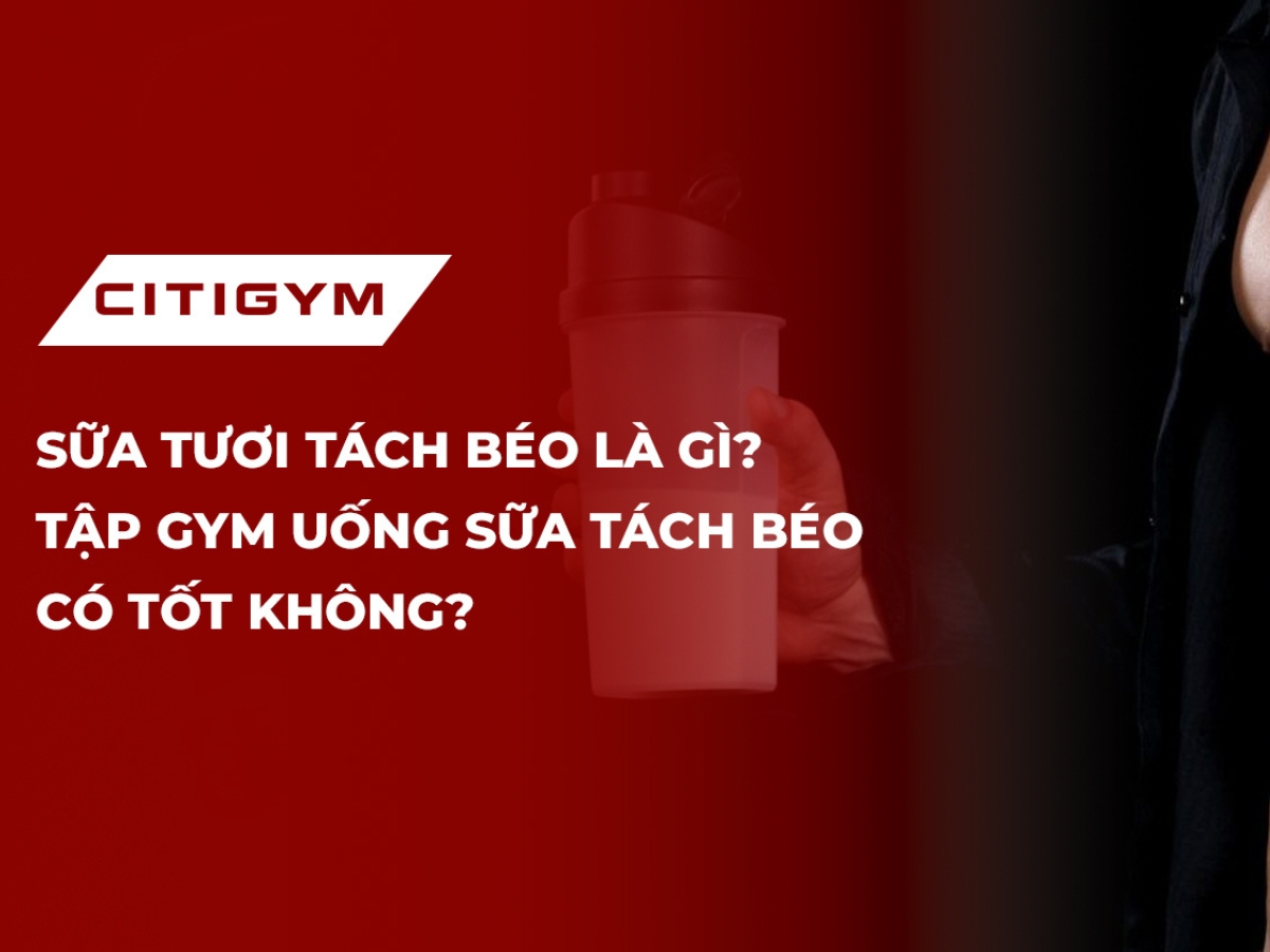 Sữa tươi tách béo là gì? Tập gym uống sữa tách béo có tốt không?