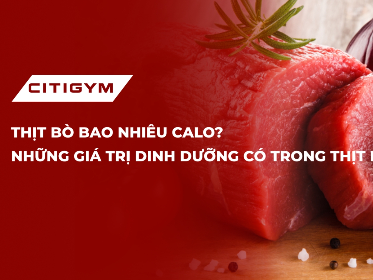 Thịt bò bao nhiêu calo? Những giá trị dinh dưỡng có trong thịt bò