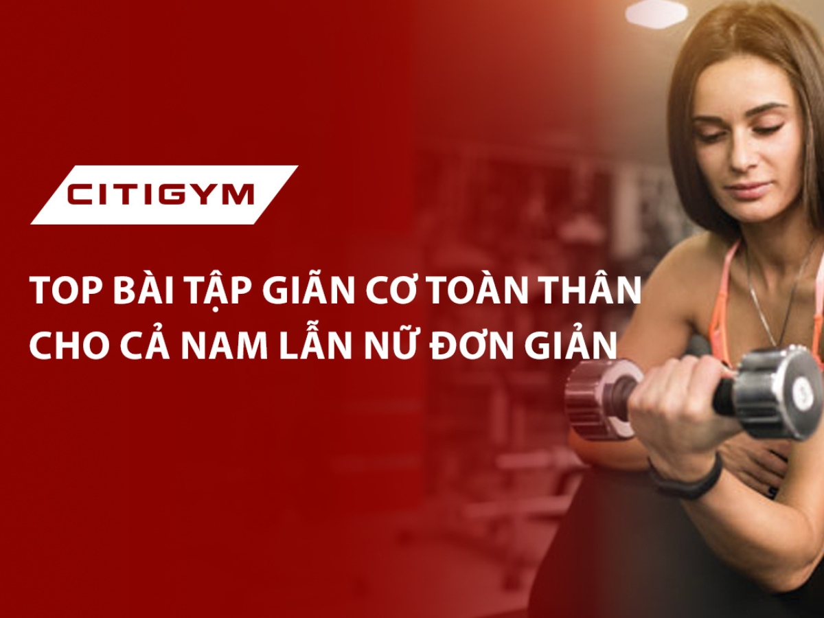 Top bài tập giãn cơ toàn thân cho cả nam lẫn nữ đơn giản