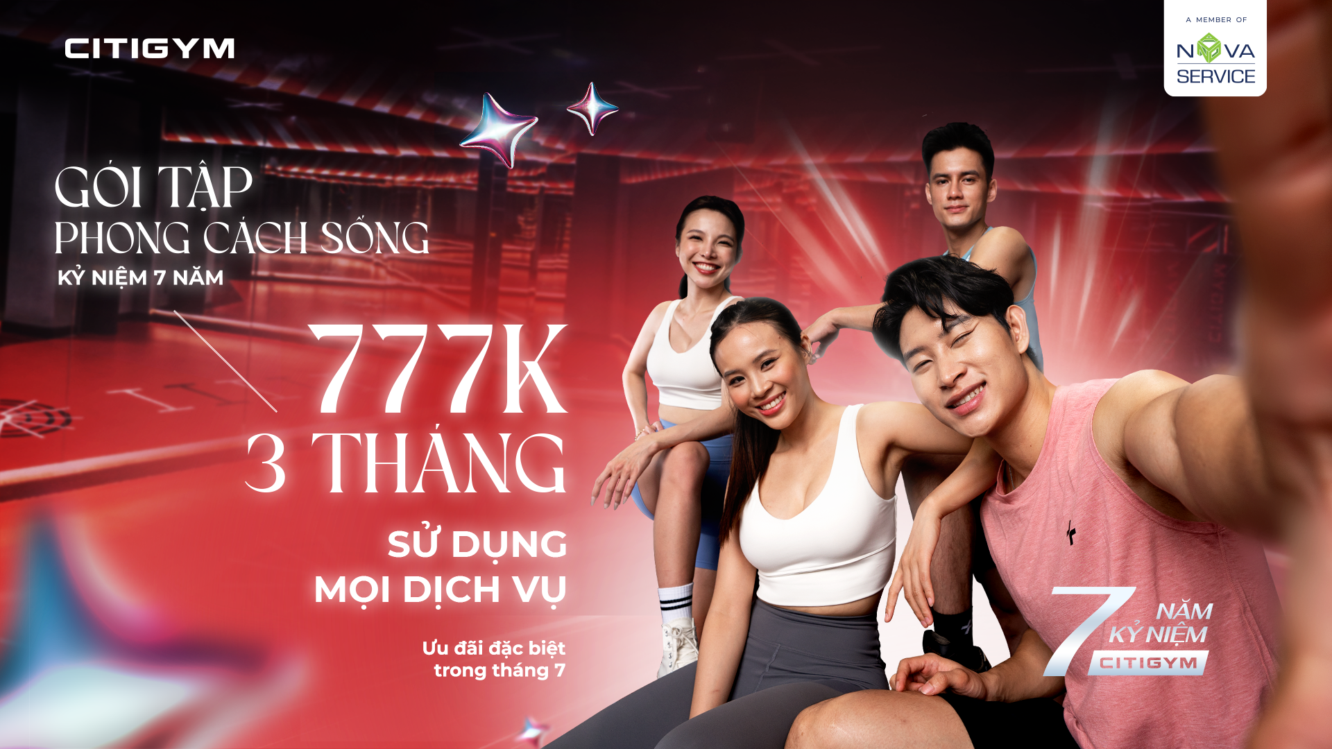 Gói tập phong cách sống chỉ 777k cho 3 tháng tập luyện