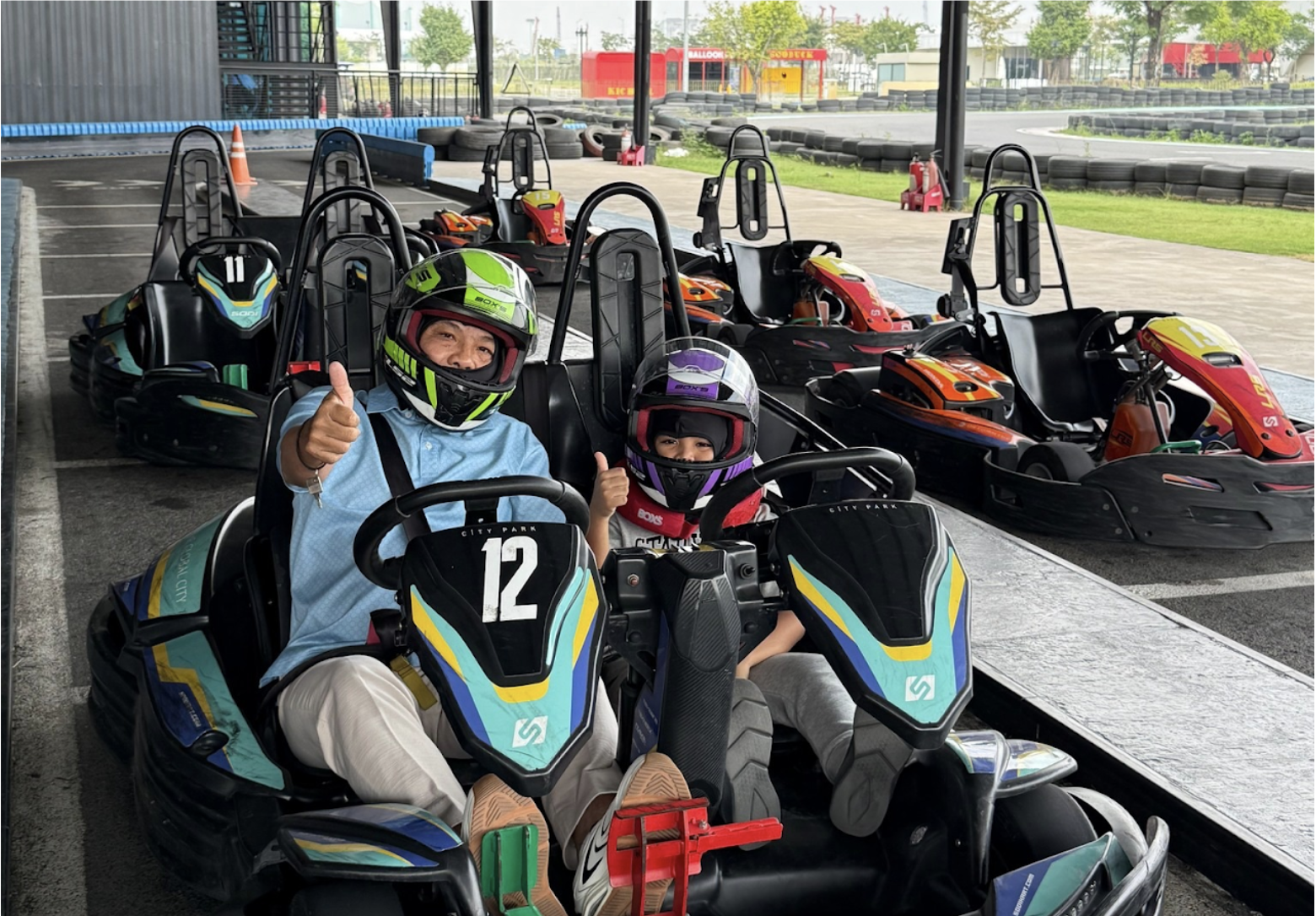 Trải nghiệm đua xe Go Kart tại City Park Thủ Đức tốc độ cao
