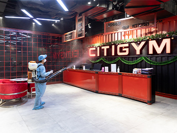 CITIGYM triển khai phun khử trùng trên toàn hệ thống