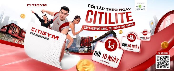 CITILITE, CITIFUN – Giải pháp tập luyện mới từ CITIGYM
