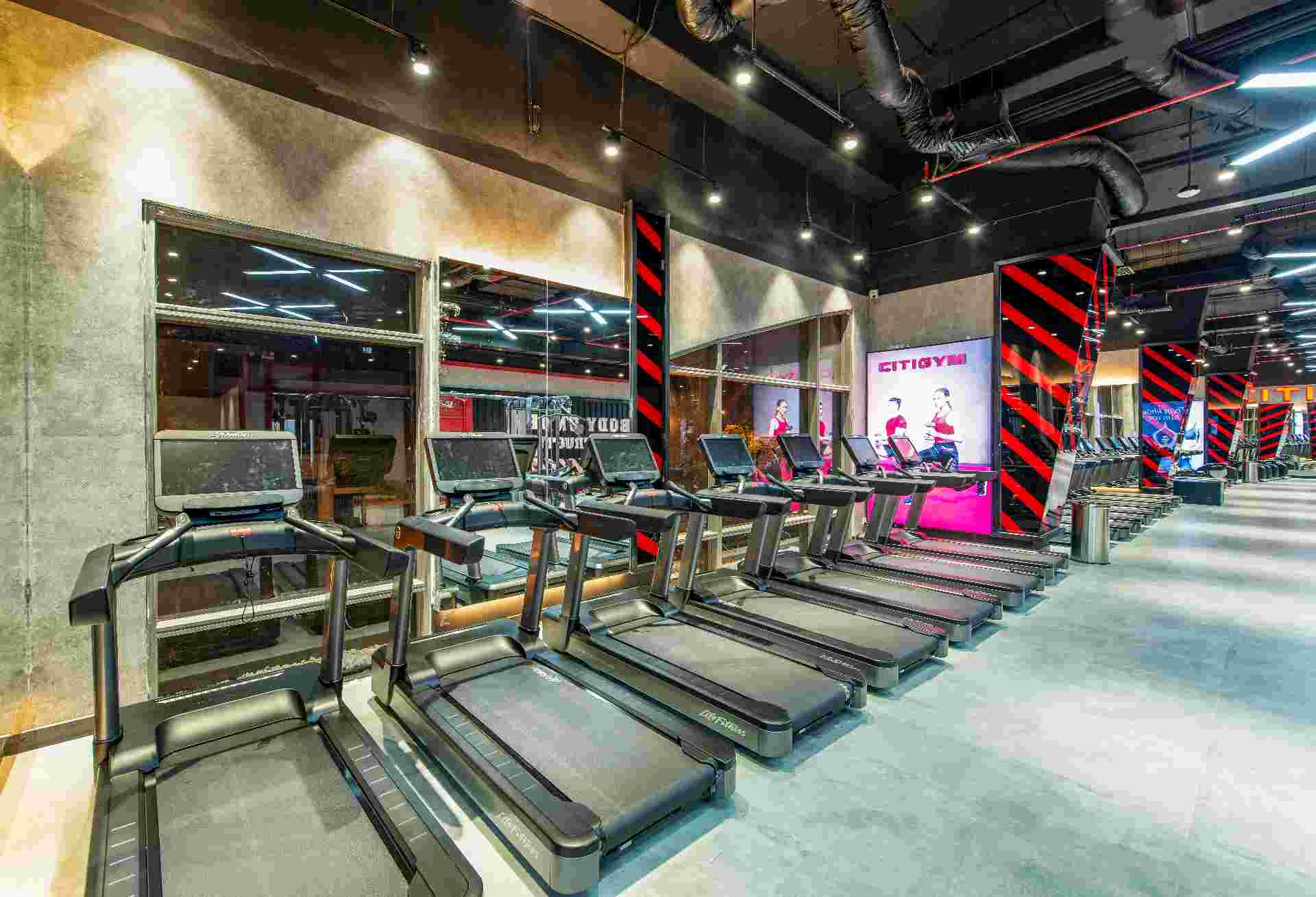 CITIGYM sở hữu máy móc thiết bị hiện đại từ các thương hiệu lớn