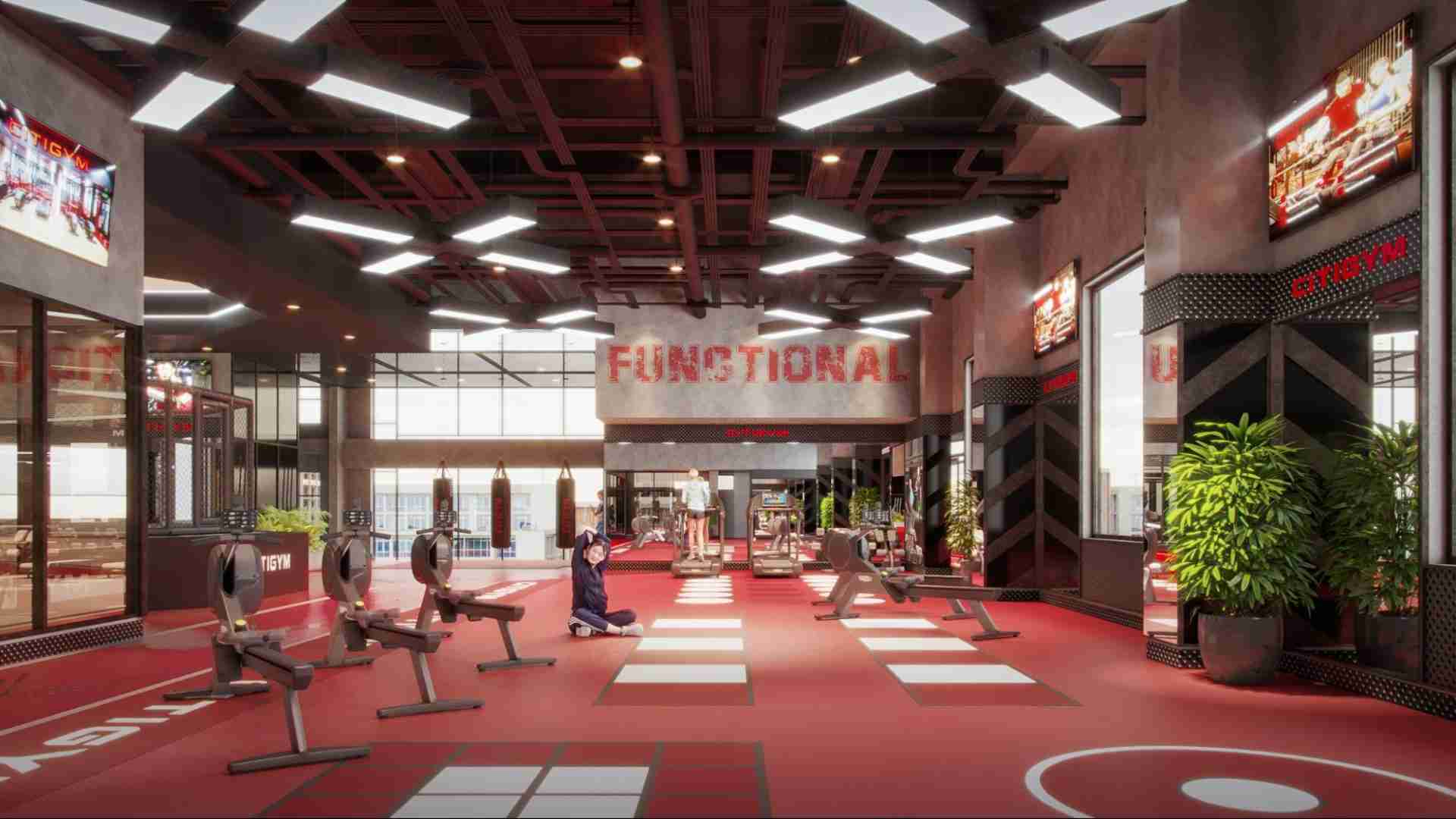 Khu vực Functional là phòng gym phù hợp với những người đã có kinh nghiệm để tập luyện các bài tập mô phỏng hoạt động luyện tập hằng ngày
