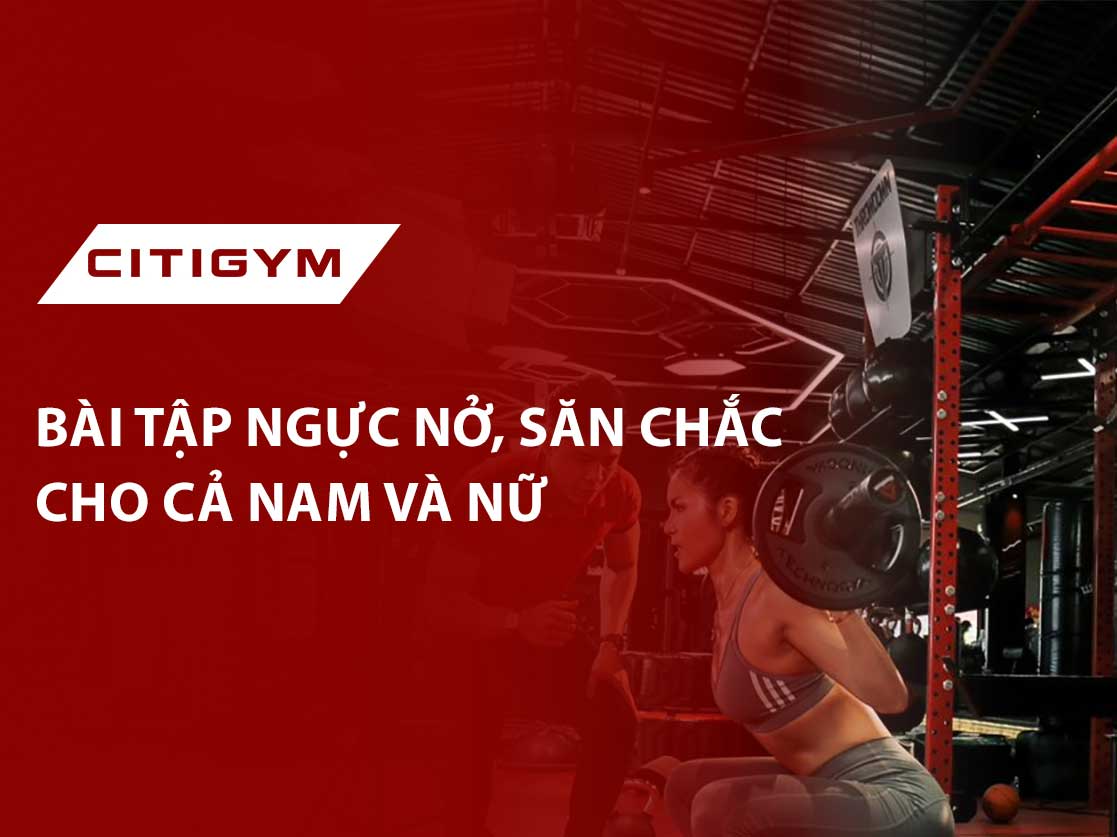 Bài tập ngực nở, săn chắc cho cả nam và nữ