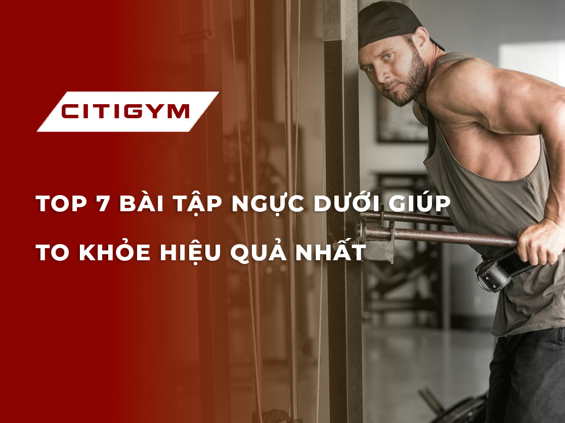 Top 7 bài tập ngực dưới giúp to khỏe hiệu quả nhất