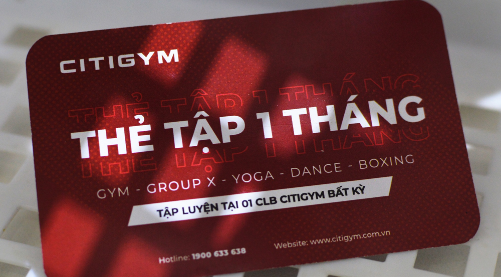 Thẻ tập luyện tại CITIGYM