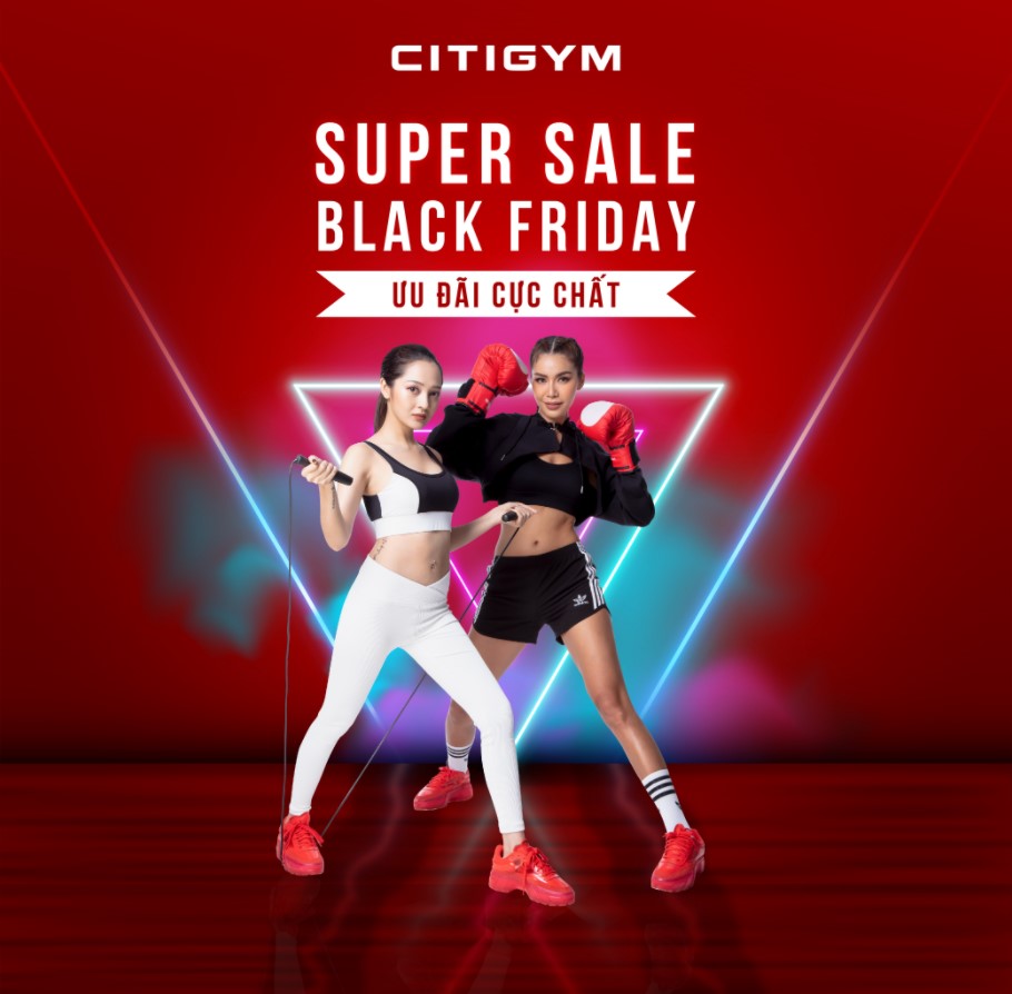 Sale khủng Black Friday - Săn deal tập luyện tại CITIGYM