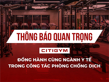 CITIGYM triển khai công tác phòng chống dịch covid 19