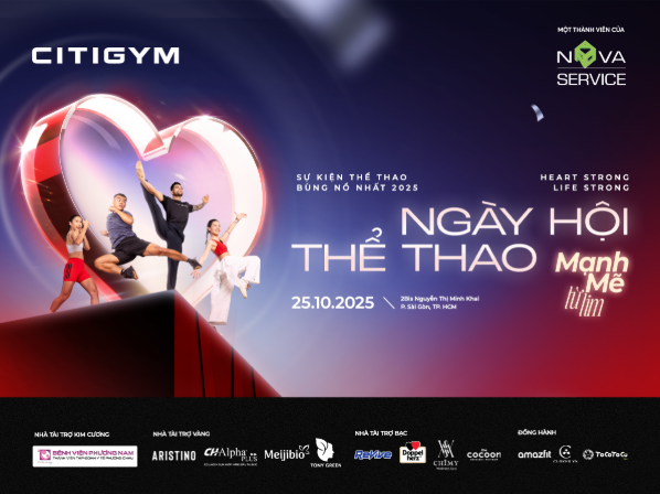 CITIGYM HƯỞNG ỨNG NGÀY TIM MẠCH THẾ GIỚI VỚI SỰ KIỆN THỂ THAO HOÀNH TRÁNG NHẤT NĂM